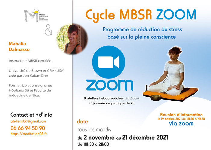 cycles MBSR zoom nov. déc. 2021